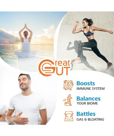 Great Gut Prebiotic Fiber Powder - Unflavored Sunfiber Blend | 20oz, 90 Servings - Buy Online on GoSupps.com