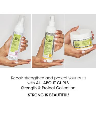 ALL ABOUT CURLS Bond Building Anti-Breakage Spray Strengthens & Protects Vegan & Cruelty Free Sulfate Free 8 Fl Oz - Buy Online on GoSupps.com