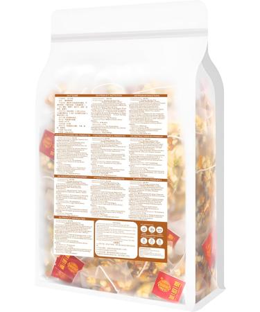 100% Pure Natural Herbal Tea Orange Jasmine Tea Bag 150g/5.29oz (3g*50bags) jasmin de Hong Kong ananas pomme zeste d'orange th vert sans additifs sans OGM - Buy Online on GoSupps.com