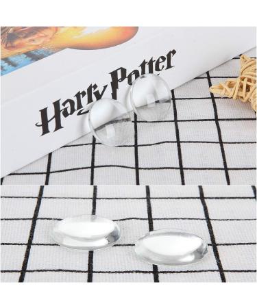 200PCS 25mm Round Glass Cabochons - Transparent Dome Flat Back Tiles for DIY Craft Jewelry Making - Buy Online on GoSupps.com