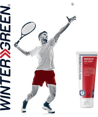 Wintergreen Pain Relief Heat Cream for Muscles - 2.5 Fl Oz - Fast-Acting Relief for Sore Muscles - International Shipping Available - Buy Online on GoSupps.com