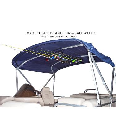 Rack'Em Fishing Rod Racks - Pole Holders - Mounted Storage Racks for Rods - Ceiling or Wall Mount for Poles in Garage  Boat 12-Pole Overhead Fishing Rod Rack - Buy Online on GoSupps.com