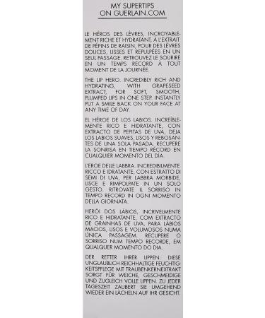 Guerlain Super Lips Hero Lip Balm - Nourishing Moisture 0.5 Ounce | International Shipping Available - Buy Online on GoSupps.com