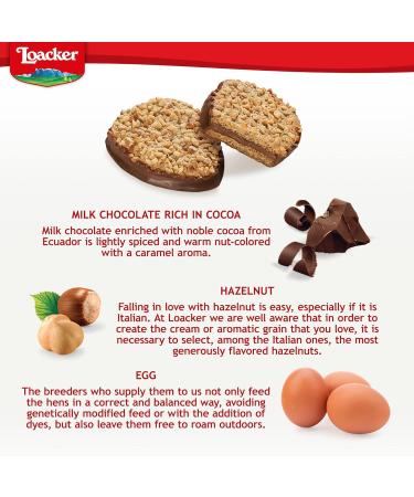 Loacker Gran Pasticceria Hazelnut Biscuits 12 x 100 g - Buy Online on GoSupps.com