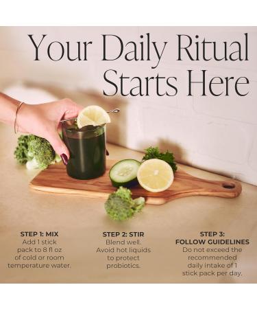 Arbonne GreenSynergy Elixir Citrus-Flavored Greens Powder with 13 Digestive Enzymes Vegan Collagen Builder Probiotics and Prebiotics Supports Gut Health and Digestion 30 Stick Packs - Buy Online on GoSupps.com