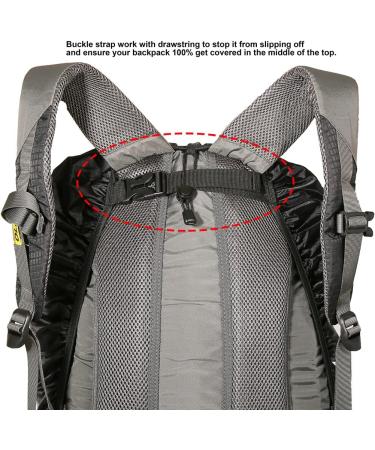 Evotopf Waterproof Backpack Rain Cover 45-60L Army Green - Reflective Strip, Drain Hole, Tear-Resistant - Ideal for Camping, Hiking, Traveling, Biking - Buy Online on GoSupps.com
