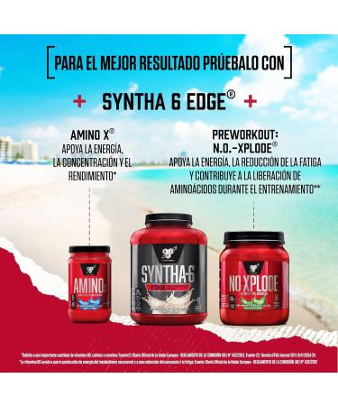 BSN Syntha 6 Edge Protein Powder Low-Carb & Low-Sugar Whey Shake Vanilla Ice Cream 48 Servings Muscle Gain Supplement - Buy Online on GoSupps.com