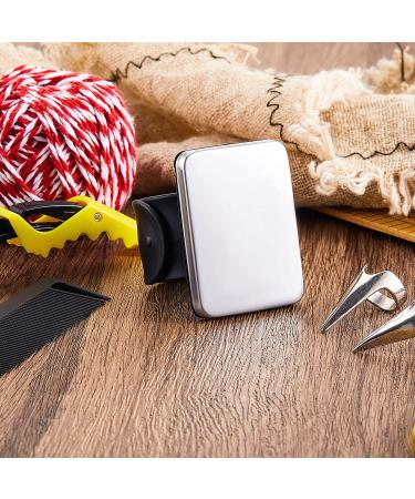 8 Pieces Hair Parting Ring, Styling Clips, Rat Tail Braiding Combs, Magnetic Pin Holder Wristband - Black - Buy Online on GoSupps.com