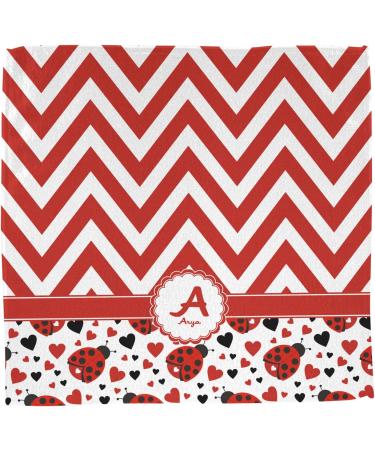 Buy YouCustomizeIt Personalized Ladybugs & Chevron Washcloth - Unique Custom Gift for All Ages - International Shipping Available - Buy Online on GoSupps.com