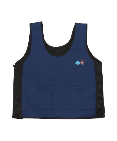 Fun and Function - Blue Weighted Compression Vest for Kids & Adults - Calming Weighted Vest for Kids with Sensory issues - Compression & Kids Weighted Vest - Toddlers, Kids, Teens & Adult Sizes Medium (Pack of 1)