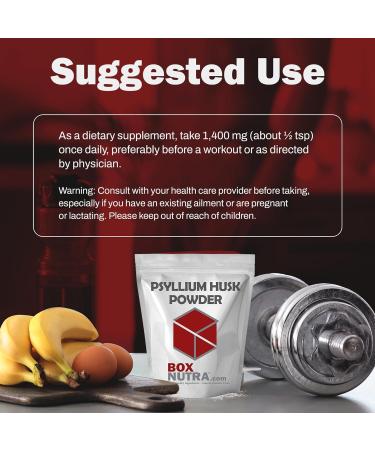 Psyllium Husk Powder - Bulk-Forming Laxative - Promotes Regular Bowel Movements - Improves Digestion 1kg 2.2 Pound (Pack of 1) - Buy Online on GoSupps.com