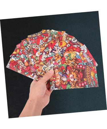 TEHAUX 18pcs Money Bag Lucky Lucky Year Hong Bao Wedding Envelope Gift 2022 Chinese Money Envelope China Thicken Chinese Style Asia red Envelope Bag Bronzing Chinese Zodiac Small - Buy Online on GoSupps.com