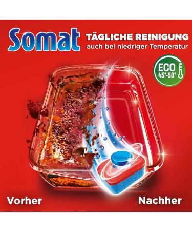 Somat Gold Dishwasher Tabs (22 Tabs) - Powerful Cleaning for Spotless Dishes at Low Temperatures | Extra Strength Dishwasher Flushing Tabs - Buy Online on GoSupps.com