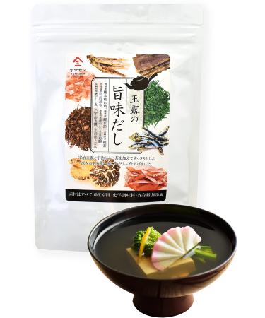 Dashi - Umami Powder Soup Stock - Japanese Food, Bonito Flakes, Kelp, Mushroom, 8g30pacsYAMASAN 0.28 Ounce (Pack of 1)
