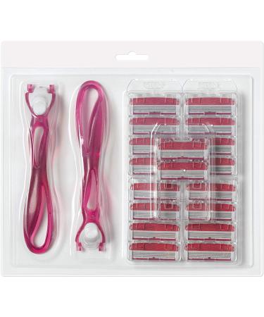 BIC Simply Soleil Click Women's Disposable Razor Pink 18 Pack - Smooth, Close Shave - Buy Online on GoSupps.com