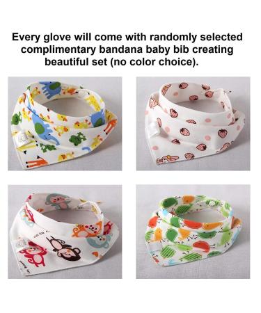 Funky Planet Bite Glove for Babies | Teething Toy & Rustling Gear | Food-Safe Silicone | Includes Bandana Bib - Buy Online on GoSupps.com