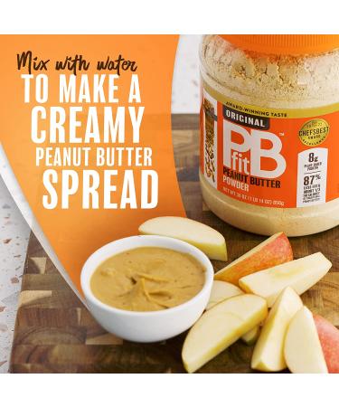 PBfit All-Natural Peanut Butter Powder | High Protein, 30 Oz | Real Roasted Peanuts - Buy Online on GoSupps.com