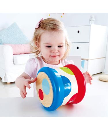 Shop Hape Baby Drum - Rolling Music Toy for Toddlers | Learn Rhythm & Sounds | Battery Operated | 6 Months+ - Buy Online on GoSupps.com