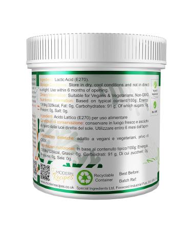 Special Ingredients Lactic Acid Powder 10kg - Vegan Cheese and Butter, Non-GMO, Recyclable 10kg Container - Buy Online on GoSupps.com