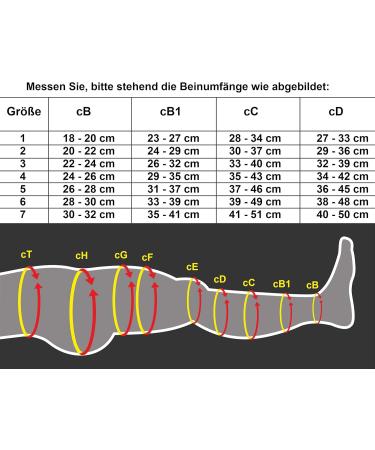 Buy Compression Stockings Knee Highs Class 2 Closed Toe - 1 Pair (Black) | International Shipping - Buy Online on GoSupps.com