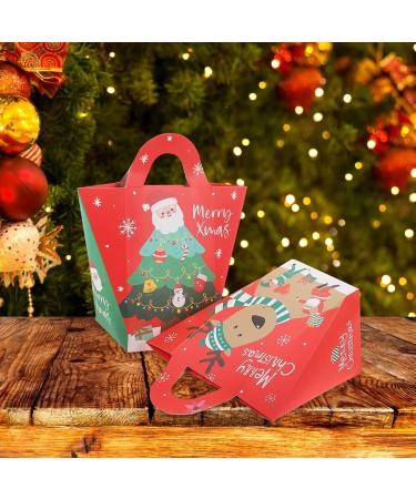 Cabilock Christmas Goody Boxes 20pcs Cookie Candy Boxes Xmas Treats Party Favors - Buy Online on GoSupps.com