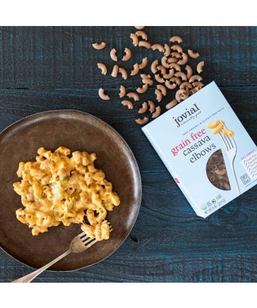Jovial Grain-Free Cassava Elbows - Paleo Pasta, Certified Gluten-Free, USDA Organic, Non-GMO, High-Fiber | 8 oz (1 pack) - Buy Online on GoSupps.com