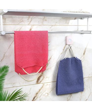 Evridwear 2-Pack Exfoliating Back Scrubber with Handles - Deep Clean, Massage & Boost Circulation for Men & Women - Blue - Buy Online on GoSupps.com