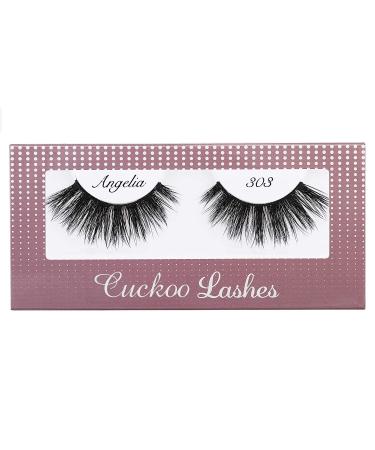Cuckoo 303 3D Faux Mink Lashes - Handmade Dramatic Korea PBT Fiber False Lashes (3 Pairs) - Buy Online on GoSupps.com