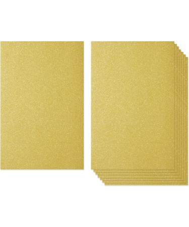 Gold Glitter Paper Cardstock - 24 Sheets, Double-Sided, 250gsm - Ideal for DIY Crafts, Card Making, and Invitations (8 x 12 In) - Buy Online on GoSupps.com