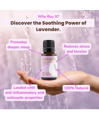 Buy Rocky Mountain Oils Purify Lavender Essential Oil - Organic Diffuser Oil for Aromatherapy | Frankincense & Sage Blend | Perfect for Spa Hotel & Sleep - Buy Online on GoSupps.com