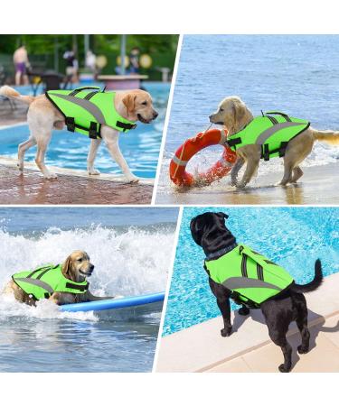 Alagirls Dog Security Floatation Vest for Boating & Swimming - Size L (53-72cm) - Green - Buy Online on GoSupps.com