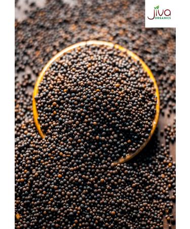 Jiva Organic Black Mustard Seeds Whole 2.75 Pound Bulk Bag - Non-GMO Keto Friendly  Non-Irradiated - Buy Online on GoSupps.com