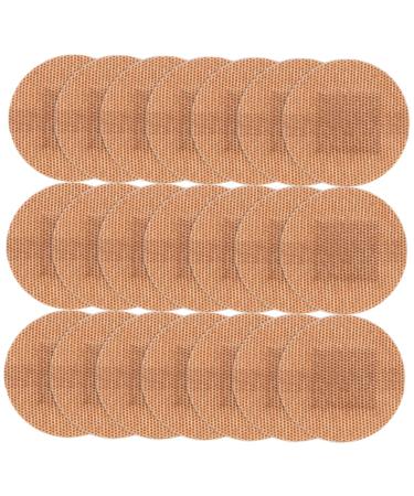 100pcs First Patches Lovely Patches Care Sticker Care Patches Breathable First Aid Patch Breathable Stickers Finger Wounds Patches Brown 3.80X3.80X0.10CM