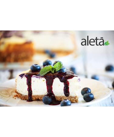 Aleta Organic Blueberry Infused Balsamic Vinegar 8.45 oz - Perfect for Salad Dressings, Vinaigrettes, Pasta, Desserts & Cocktails - Buy Online on GoSupps.com
