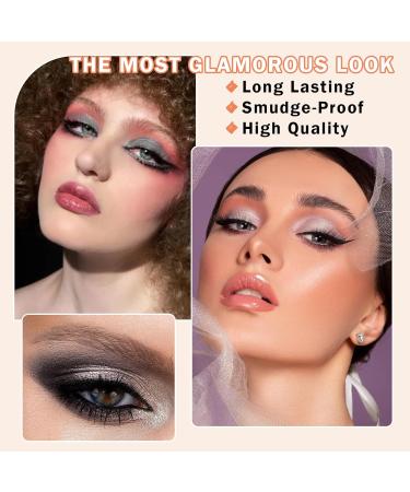NVLEPTAP 10 Color Glitter Shimmer Eyeshadow Palette - Highly Pigmented Sparkle Makeup for Stunning Eyes - Buy Online on GoSupps.com