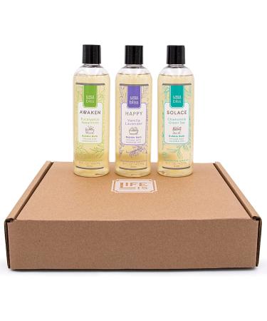 Blissful Variety Pack: 3 Fresh & Soothing Scents Liquid Bubble Bath 16 fl oz - Buy Online on GoSupps.com