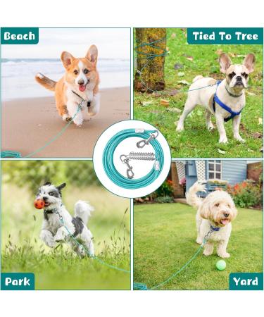 Snagle Paw 10ft Cable Ties for Small Dogs | Durable Shock-Absorbing Leash for Pets up to 15.9kg | Ideal for Courtyards & Festivals - Buy Online on GoSupps.com