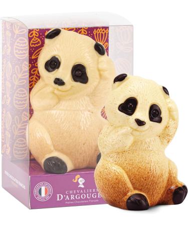CHEVALIERS D'ARGOUGES French Master Chocolatiers - Panda white chocolate 28% - Easter chocolate - 90g tube - Buy Online on GoSupps.com
