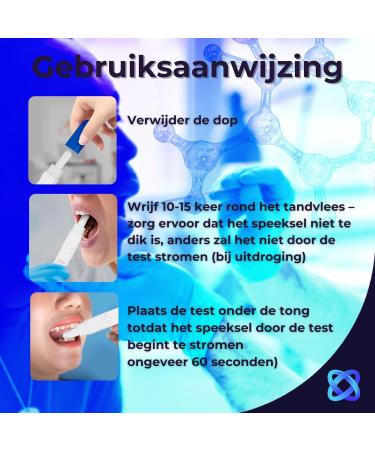 SalivaGenics 5 x SalyvGenics Nicotine Saliva Test Rapid Test for Nicotine Cotinine in Saliva and Oral Fluids Vape Test Kit - Buy Online on GoSupps.com