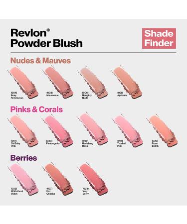Revlon Powder Blush Tickled Pink 0.17 oz - Long-Lasting Cheek Color - Buy Online on GoSupps.com