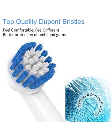 WOJASAL 12 Pack Oral B Braun Compatible Precision Clean Refill Heads - Buy Online on GoSupps.com