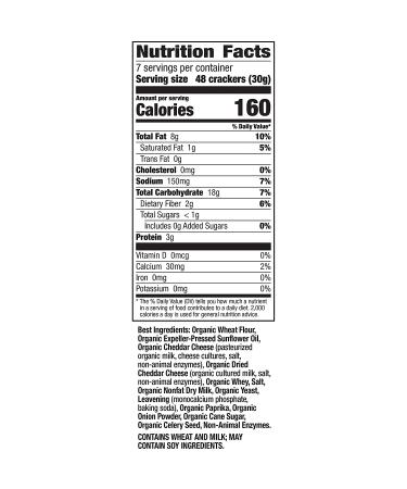 Annie's Organic White Cheddar Bunnies Baked Snack Crackers 7.5 oz - Pack of 1 - Buy Online on GoSupps.com