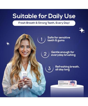 SmiloShine Pack of 2 Sensitivity Toothpaste with Nitraguard Technology Instant Relief for Sensitive Teeth - Buy Online on GoSupps.com