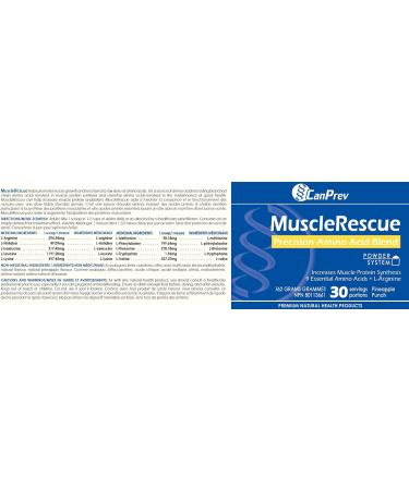 CanPrev - Muscle Rescue Precision Amino Acid Blend 162g Powder - Source of Essential Amino Acids Involved in Muscle Protein Synthesis - Athletic Support - Pineapple Punch Flavour 162 g (Pack of 1) - Buy Online on GoSupps.com