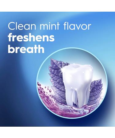 Crest Mouthwash/Mouth Rinse 3D White Brilliance Whitening Alcohol Free Clean Mint 2x1L (33.8 fl oz) - Buy Online on GoSupps.com