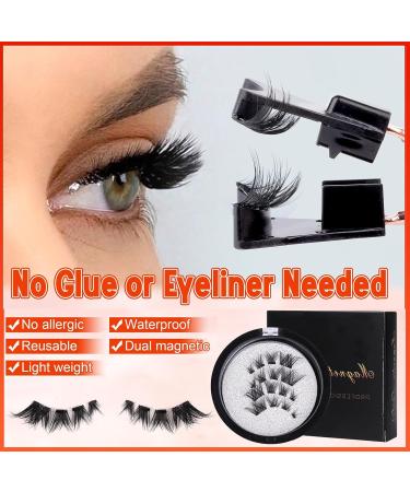 Eye Lashes Individual Brown Cluster Lashes Rita Lash Cluster Lashes Waterproof No Glue Required Reusable Magnetic Eyelashes with Clear Band Lashes - Buy Online on GoSupps.com