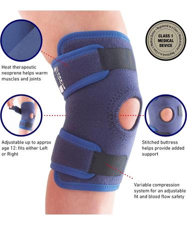 Neo-G Kids Knee Brace with Open Patella | For Arthritis Relief, Joint & Meniscus Pain | Ideal for Sports like Basketball & Running | Adjustable Compression | Class 1 Medical Device - Buy Online on GoSupps.com