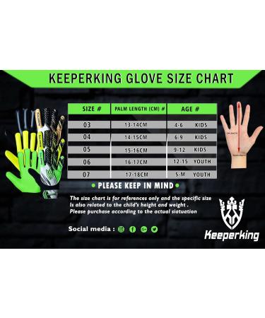 Keeperking Clawxen Goalkeeper Gloves for Kids | Junior Football & Soccer Gloves for Ages 3-7 | Boys & Girls Green - Buy Online on GoSupps.com