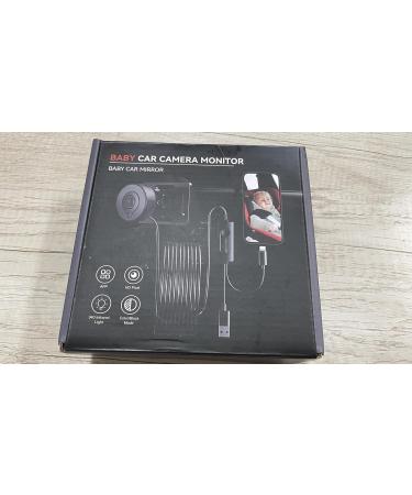 Ashfly 360 Baby Autospiegel - 1080p Car Mirror Camera with Night Vision & Wide Angle - Universal Rear Seat Monitor for iPhone - Buy Online on GoSupps.com