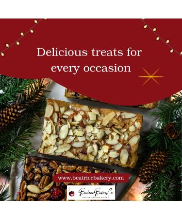 Grandma's Chocolate Fudge Brownie Fruitcake with Real Fruit & Nuts - 1lb Loaf by Beatrice Bakery - Buy Online on GoSupps.com